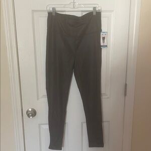 Seven7 Sleek Black Faux Leather Leggings